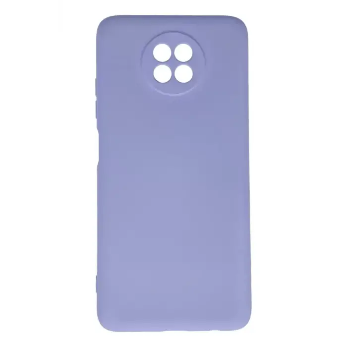 Newface Xiaomi Redmi Note 9 5G Kılıf Nano içi Kadife Silikon - Lila