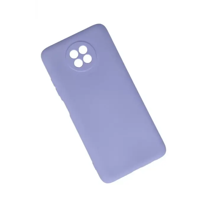 Newface Xiaomi Redmi Note 9 5G Kılıf Nano içi Kadife Silikon - Lila