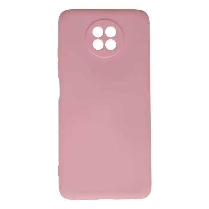 Newface Xiaomi Redmi Note 9 5G Kılıf Nano içi Kadife Silikon - Pembe