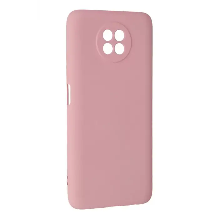 Newface Xiaomi Redmi Note 9 5G Kılıf Nano içi Kadife Silikon - Pembe
