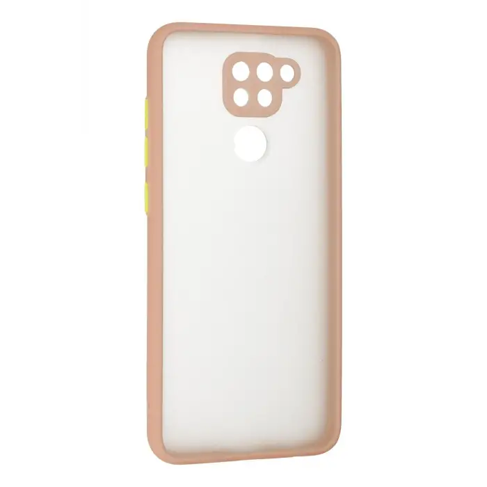 Newface Xiaomi Redmi Note 9 Kılıf Montreal Silikon Kapak - Pembe
