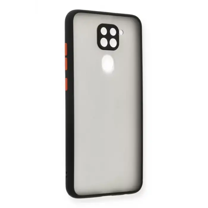 Newface Xiaomi Redmi Note 9 Kılıf Montreal Silikon Kapak - Siyah