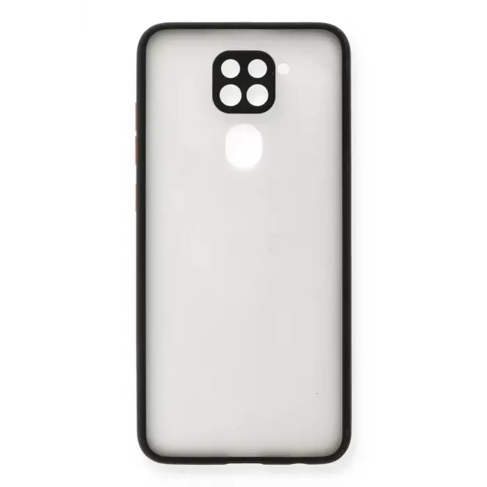 Newface Xiaomi Redmi Note 9 Kılıf Montreal Silikon Kapak - Siyah