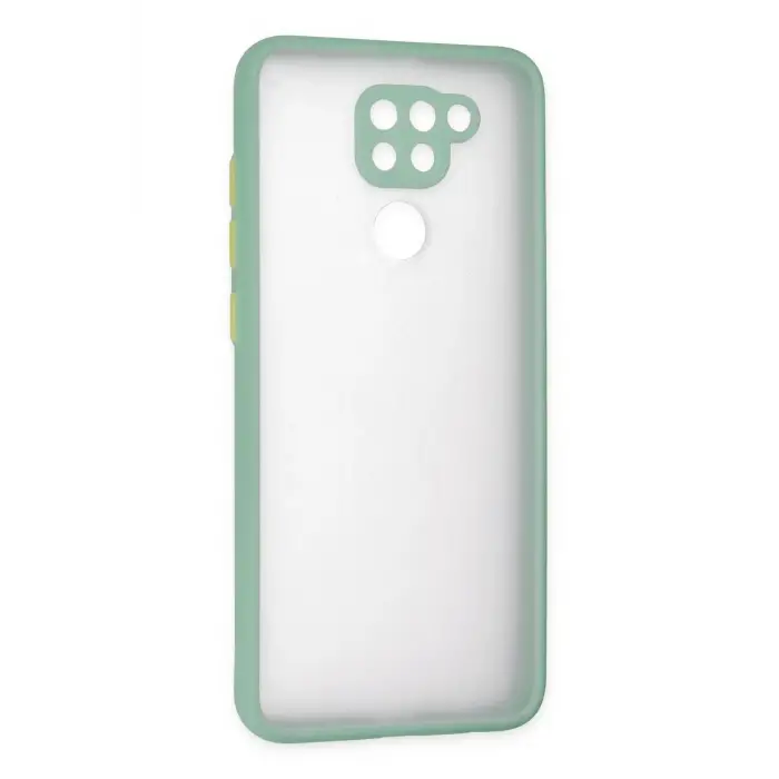 Newface Xiaomi Redmi Note 9 Kılıf Montreal Silikon Kapak - Turkuaz