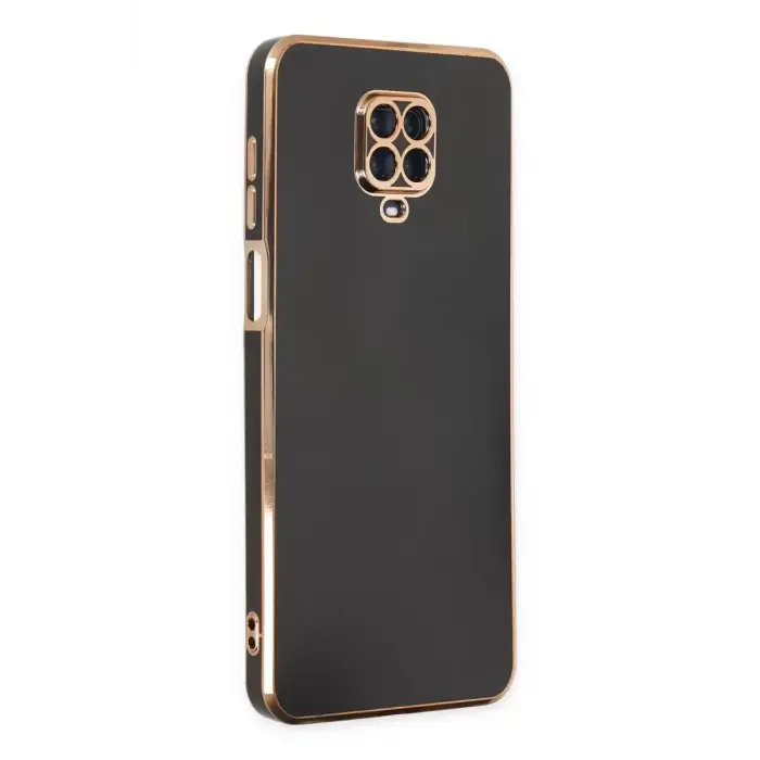 Newface Xiaomi Redmi Note 9 Pro Kılıf Volet Silikon - Siyah