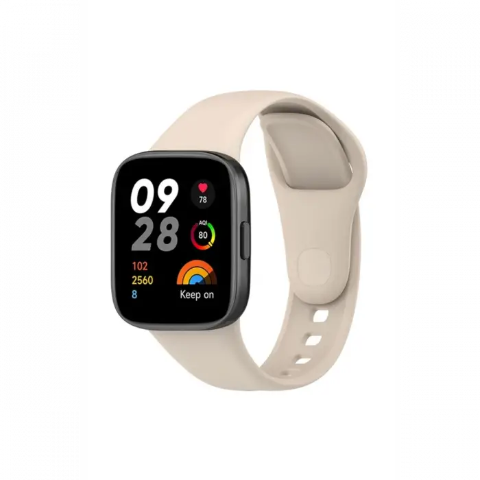 Newface Xiaomi Redmi Watch 3 Klasik Kordon - Bej