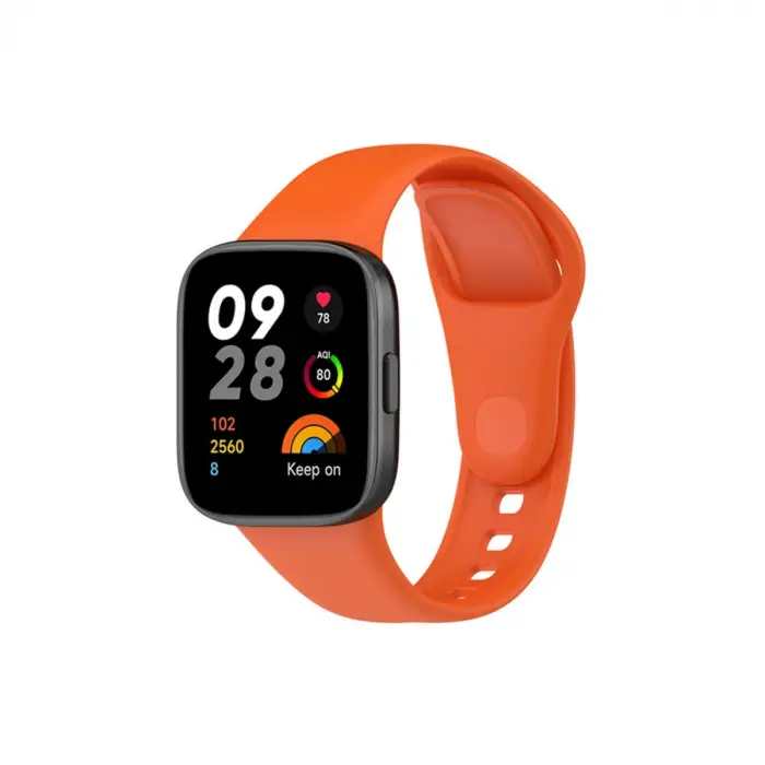 Newface Xiaomi Redmi Watch 3 Klasik Kordon - Turuncu