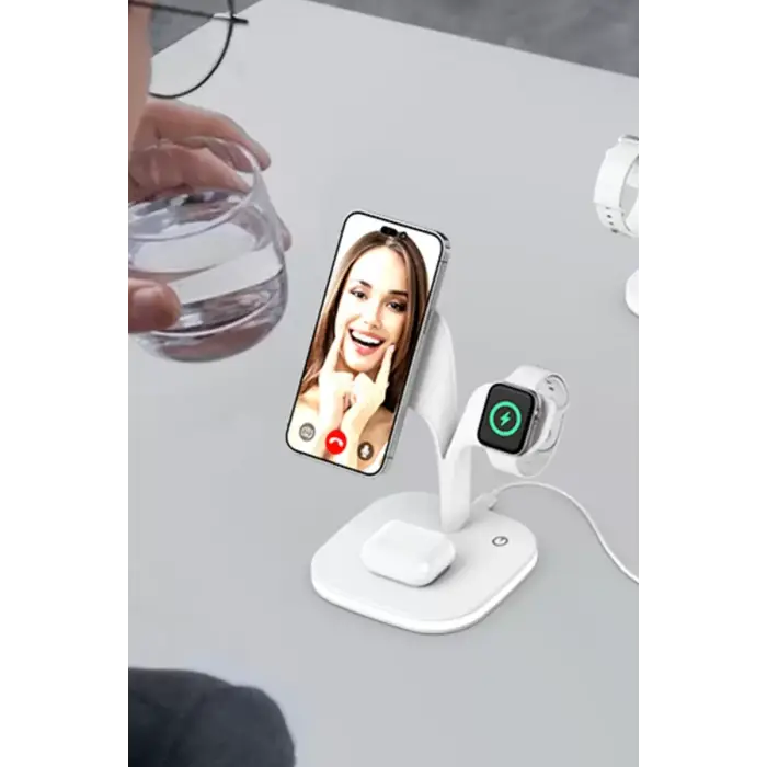 Newface YM-UD22 Kablosuz Şarj Masaüstü Set - Siyah