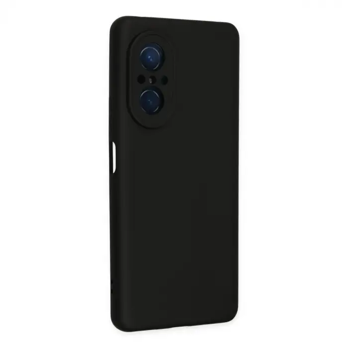 Nova 9 SE Kılıf Nano içi Kadife Silikon - Siyah