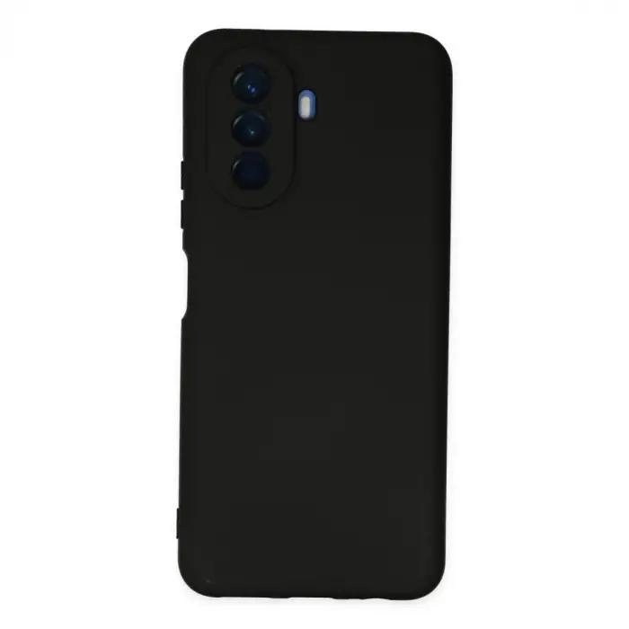 Nova Y70 Kılıf Nano içi Kadife Silikon - Siyah