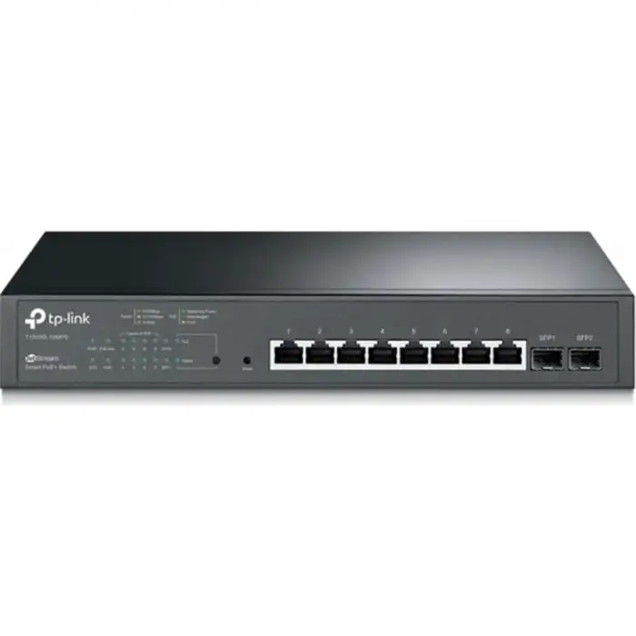Omada Tp-Link SG2210P 8 Port Poe+ 10-100-1000 Mbps 2 SFP Yönetilebilir Switch