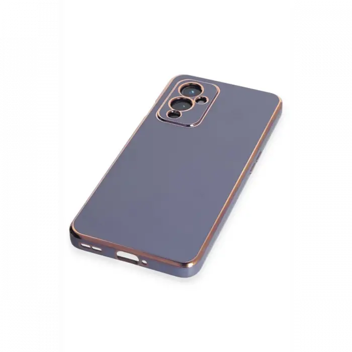One Plus 9 Kılıf Volet Silikon - Mavi