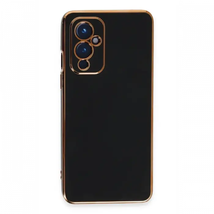 One Plus 9 Kılıf Volet Silikon - Siyah
