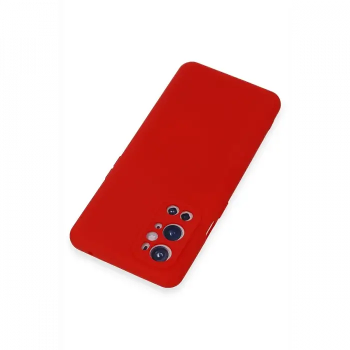 One Plus 9 Pro Kılıf Nano içi Kadife Silikon - Kırmızı