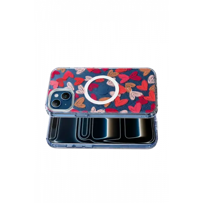 Onegif Apple iPhone 14 Desina Magsafe Kapak - Desen 6