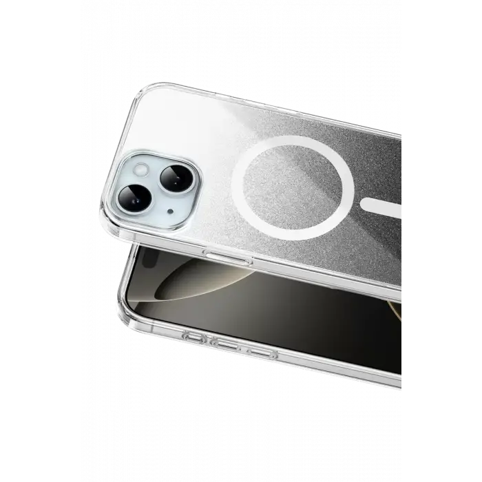 Onegif Apple iPhone 15 Sora Simli Magsafe Kapak - Siyah