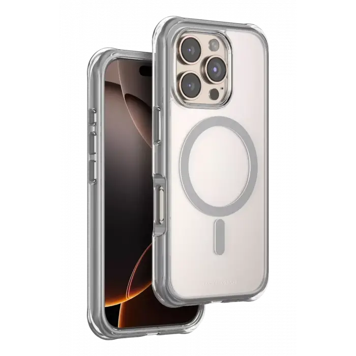 Onegif Apple iPhone 16 Pro Hulk Magsafe Kapak - Titan Gri