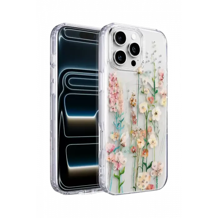 Onegif Apple iPhone 16 Pro Max Desina Magsafe Kapak - Desen 1