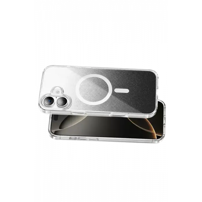 Onegif Apple iPhone 16 Sora Simli Magsafe Kapak - Siyah