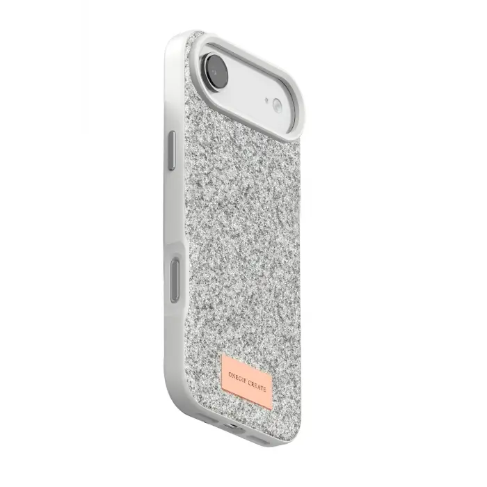 Onegif Apple iPhone 17 Air Bright Simli Kapak - Beyaz
