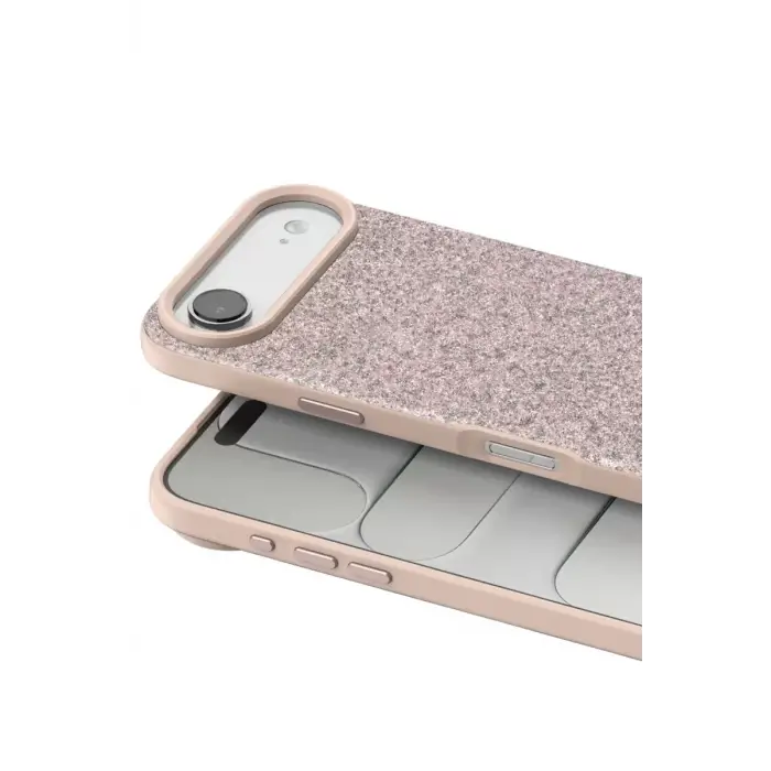 Onegif Apple iPhone 17 Air Bright Simli Kapak - Pembe