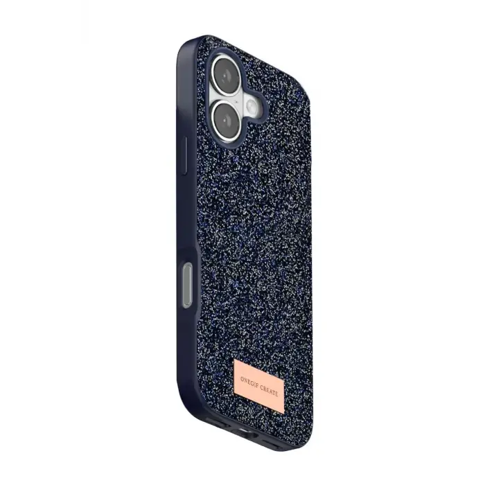 Onegif Apple iPhone 17 Bright Simli Kapak - Mavi