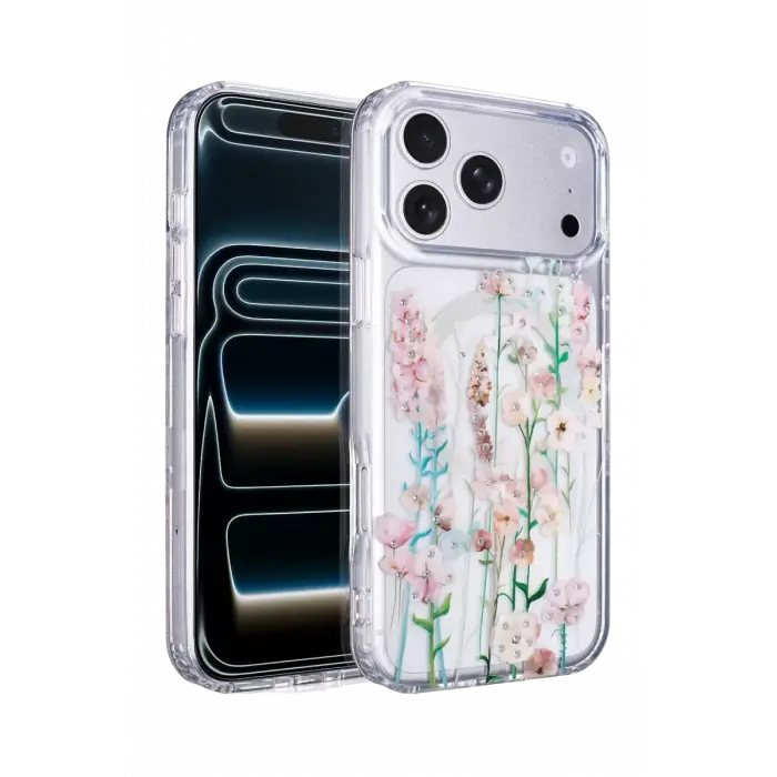 Onegif Apple iPhone 17 Pro Max Desina Magsafe Kapak - Desen 1