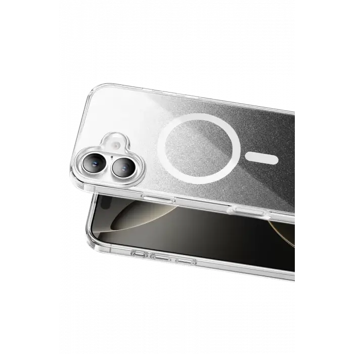 Onegif Apple iPhone 17 Sora Simli Magsafe Kapak - Siyah