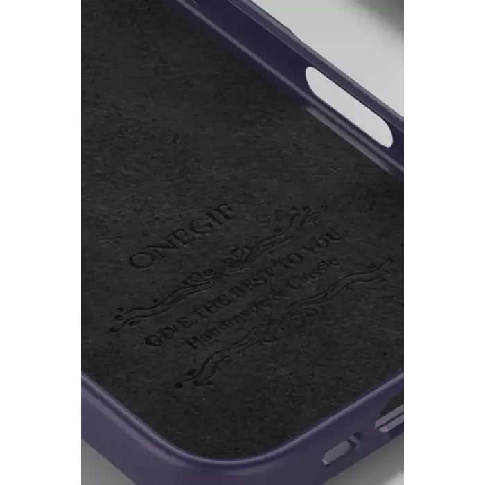 Onegif Apple iPhone 16 Pro Max Bright Simli Kapak - Derin Mor
