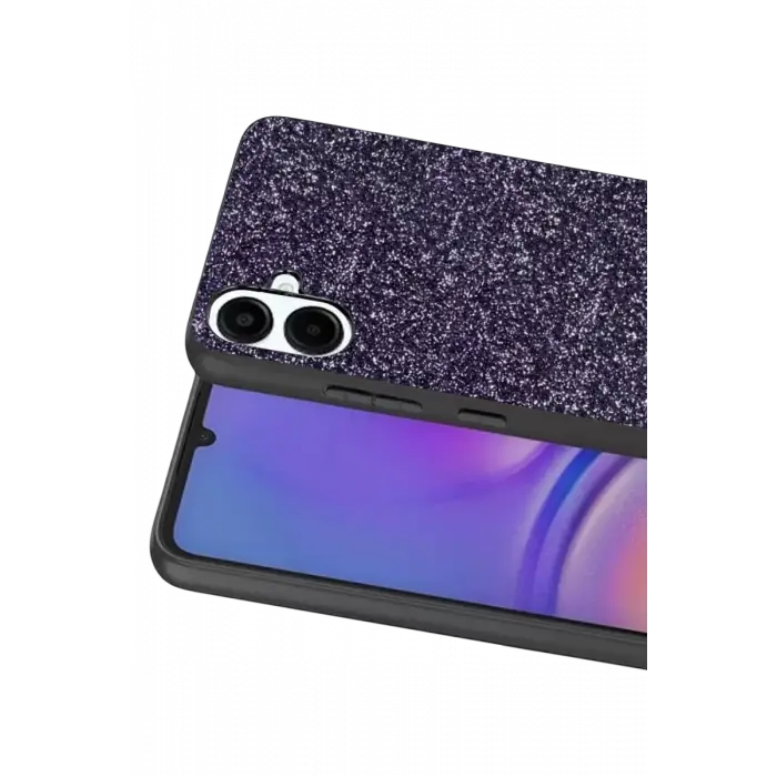 Onegif Samsung Galaxy A07 4G Bright Simli Kapak - Derin Mor