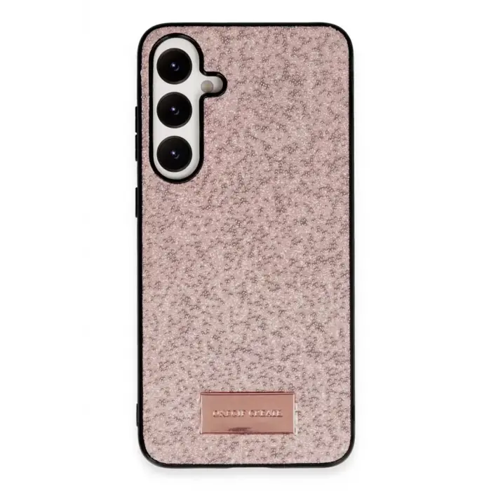 Onegif Samsung Galaxy A25 5G Bright Simli Kapak - Pembe