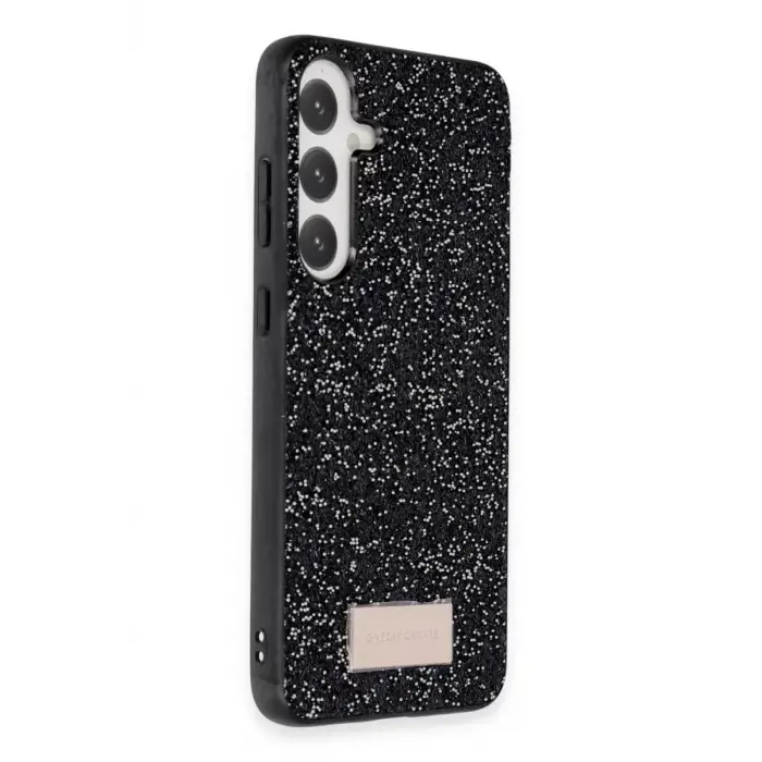 Onegif Samsung Galaxy A25 5G Bright Simli Kapak - Siyah