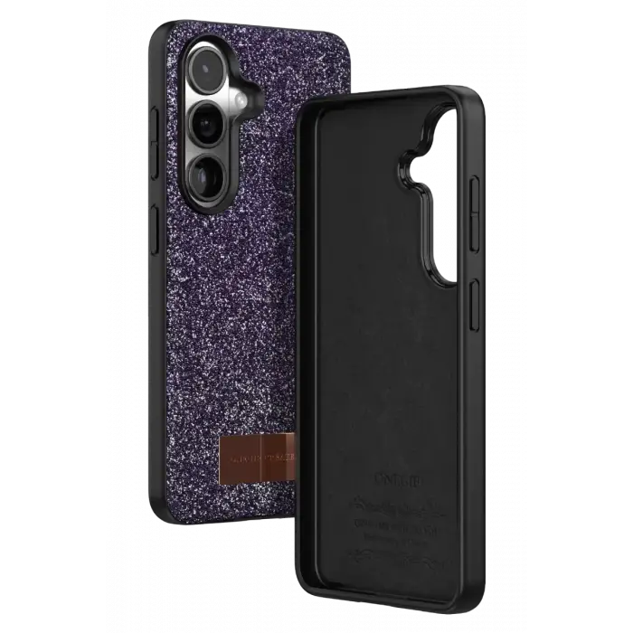 Onegif Samsung Galaxy S26 Bright Simli Kapak - Derin Mor