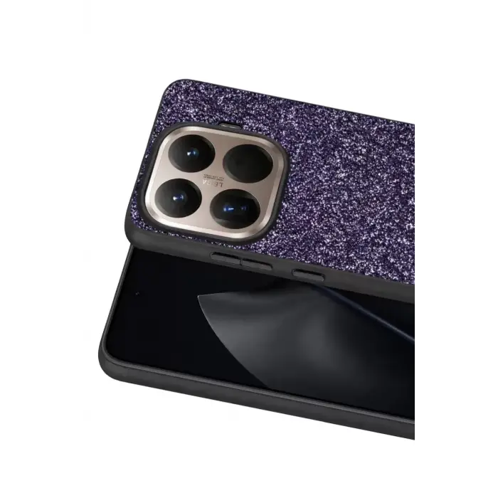 Onegif Xiaomi Mi 15T Pro Bright Simli Kapak - Derin Mor