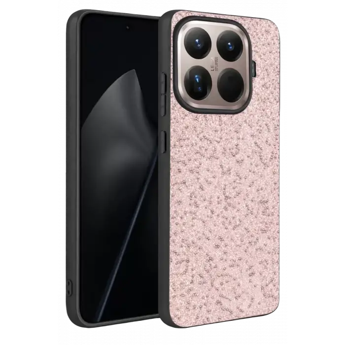 Onegif Xiaomi Mi 15T Pro Bright Simli Kapak - Pembe