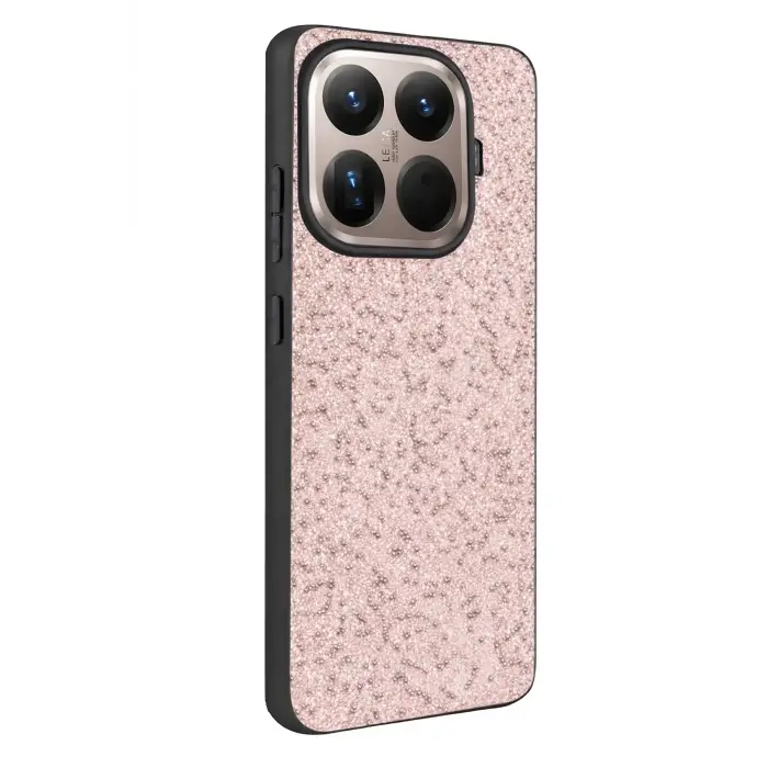 Onegif Xiaomi Mi 15T Pro Bright Simli Kapak - Pembe