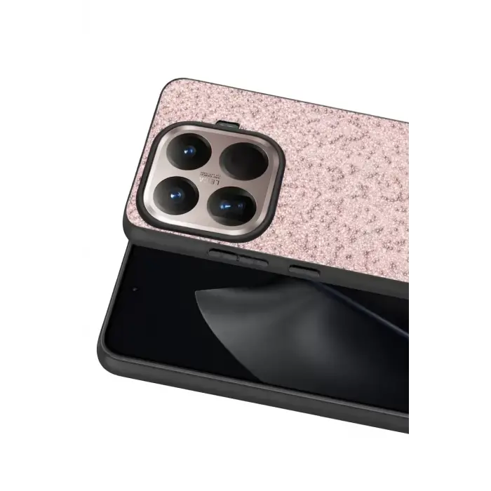 Onegif Xiaomi Mi 15T Pro Bright Simli Kapak - Pembe