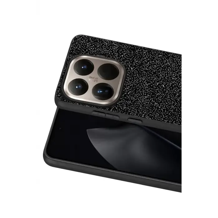 Onegif Xiaomi Mi 15T Pro Bright Simli Kapak - Siyah