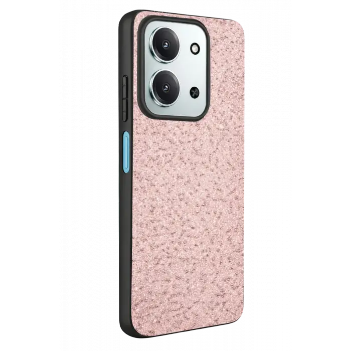 Onegif Xiaomi Redmi 15C 4G Bright Simli Kapak - Pembe
