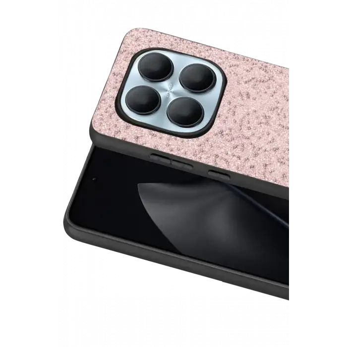 Onegif Xiaomi Redmi Note 15 Pro 5G Bright Simli Kapak - Pembe