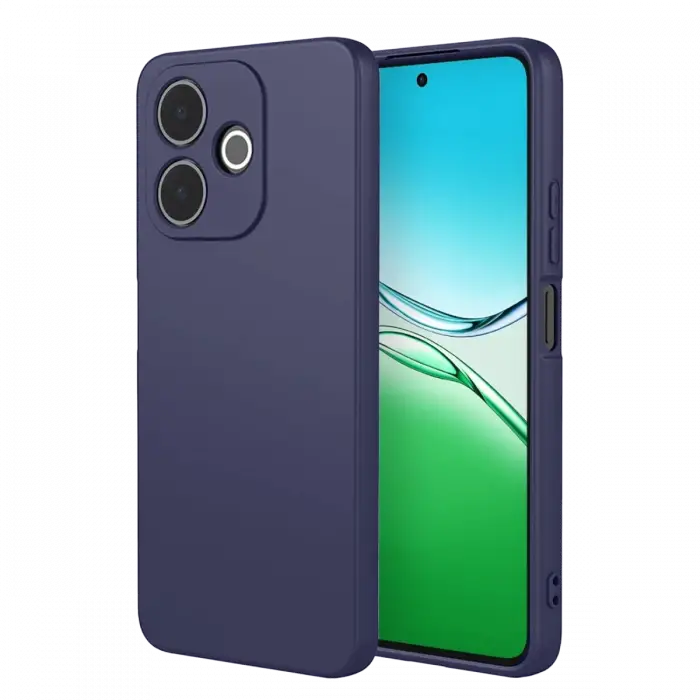 Oppo A5 Pro 4G First Silikon - Lacivert