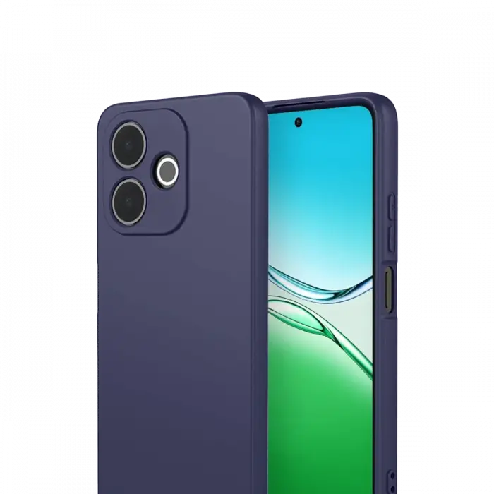 Oppo A5 Pro 4G First Silikon - Lacivert