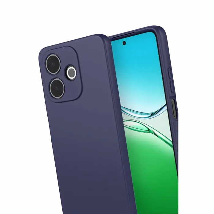 Oppo A5 Pro 4G First Silikon - Lacivert