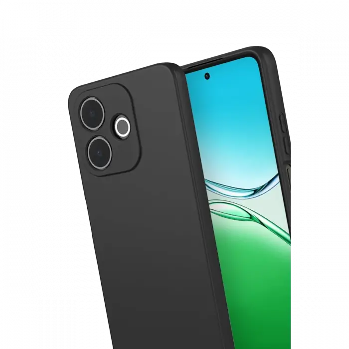 Oppo A5 Pro 4G First Silikon - Siyah