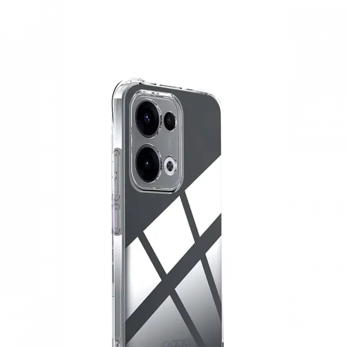 Oppo A6 Pro 4G Lüx Şeffaf Silikon - Şeffaf