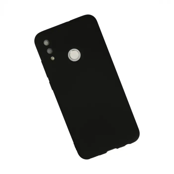 P Smart 2019 Kılıf Nano içi Kadife Silikon - Siyah