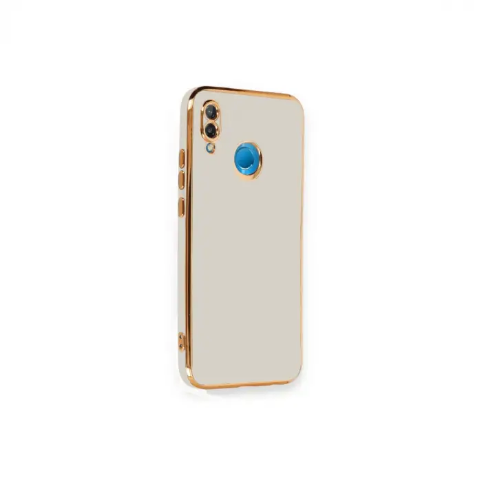 P20 Lite Kılıf Volet Silikon - Beyaz