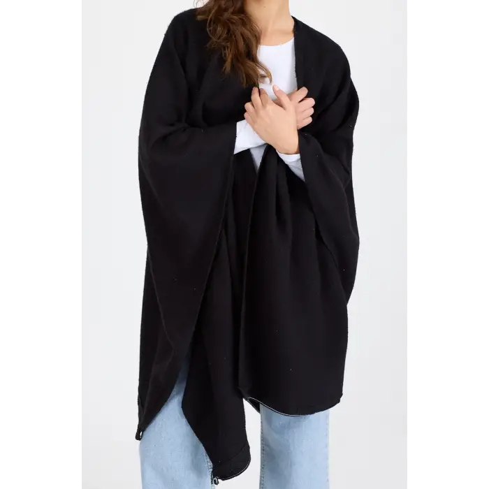 Panço - Pamuk Polyester Karışımlı Şık ve  Kaliteli Kumaş-Siyah