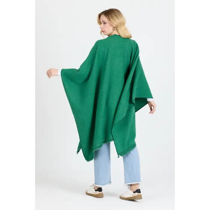 Panço - Pamuk Polyester Karışımlı Şık ve  Kaliteli Kumaş-Yeşil