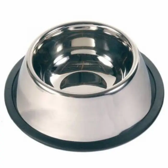 Paslanmaz Çelik Kedi Köpek Mama Su Kabı 900 Ml 15 Cm